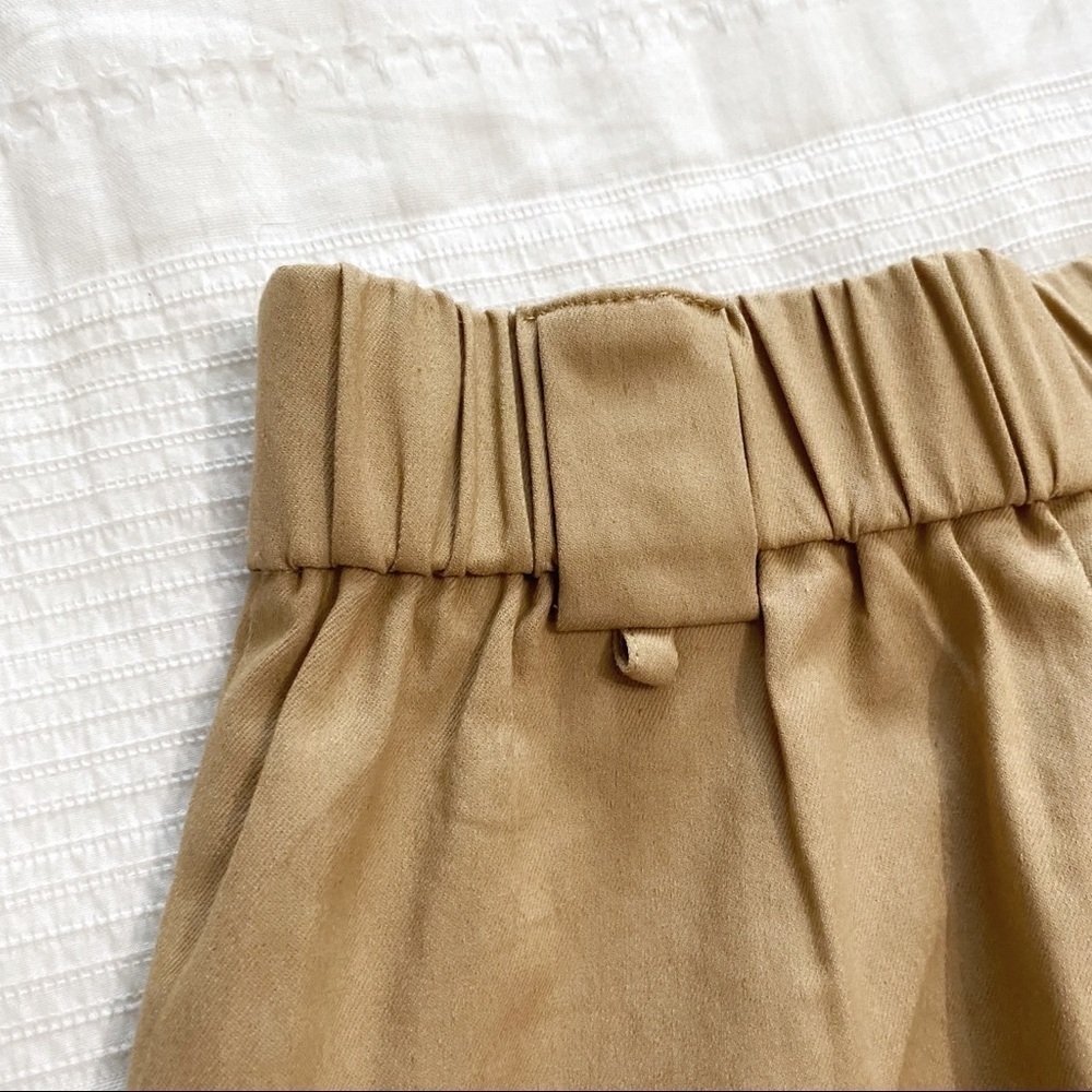 Nwt I AM GIA TAN KHAKI COBAIN CARGO HIGH WAISTED PUFFY PANTS - XS - Picture 11 of 11